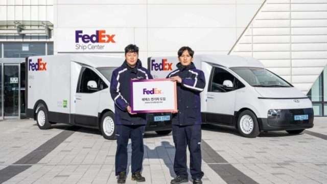 FedEx запустила в Корее первые электромобили