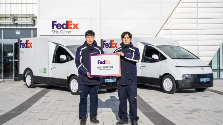FedEx запустила в Корее первые электромобили