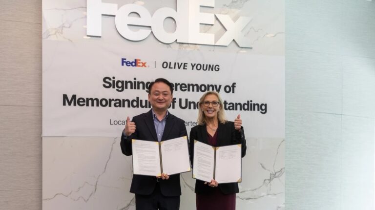 FedEx подписала меморандум с CJ Olive Young о поддержке электронной коммерции
