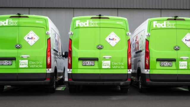 FedEx пополнила автопарк доставки в Новой Зеландии электромобилями