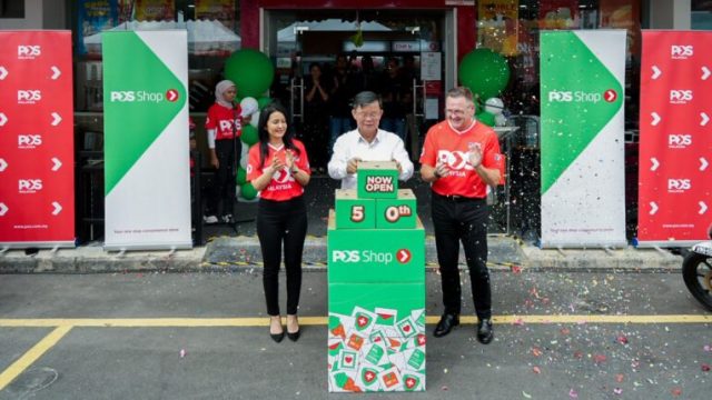 Pos Malaysia открыла 50-й магазин Pos Shop и расширяет розничное предложение