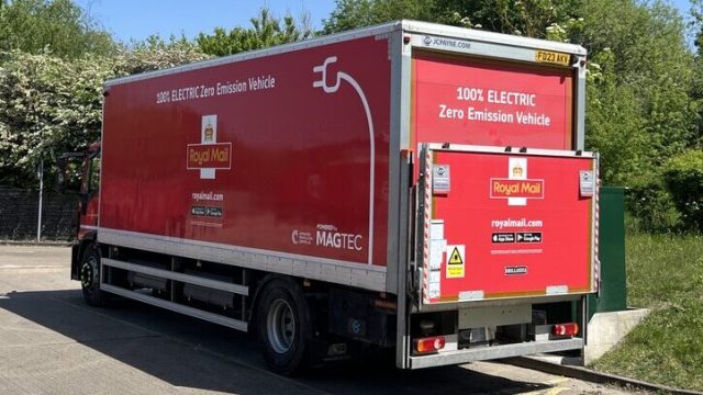 Royal Mail тестирует первый электрический грузовик совместно с Magtec