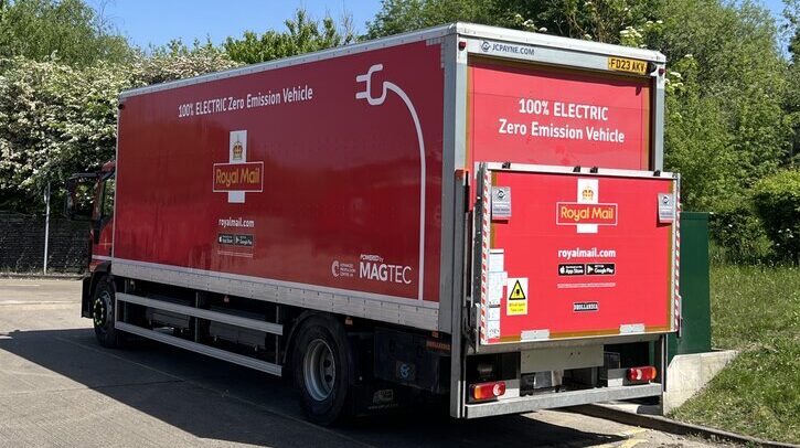 Royal Mail тестирует первый электрический грузовик совместно с Magtec