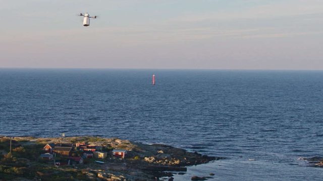 Aerit, ICAx и RISE запускают пилотный проект по доставке дронами в шведском архипелаге
