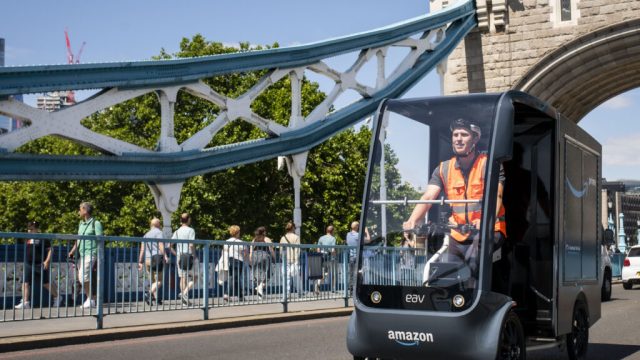Amazon запускает грузовые электровелосипеды для доставки в Лондоне