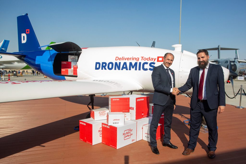 Aramex внедрит грузовые дроны Dronamics