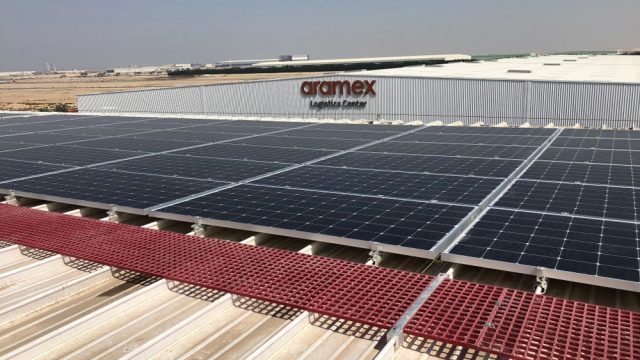 Aramex завершила установку солнечной электростанции мощностью 3,2 МВт на крыше здания в Дубае