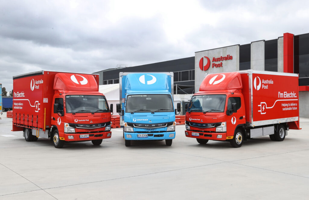 Australia Post получила первые электрические грузовики Fuso eCanter перед рождественским пиковым сезоном