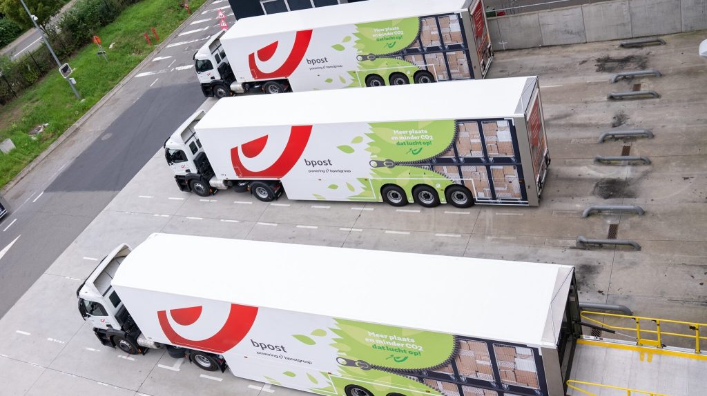 Bpost заказала двухэтажные прицепы для увеличения провозной способности