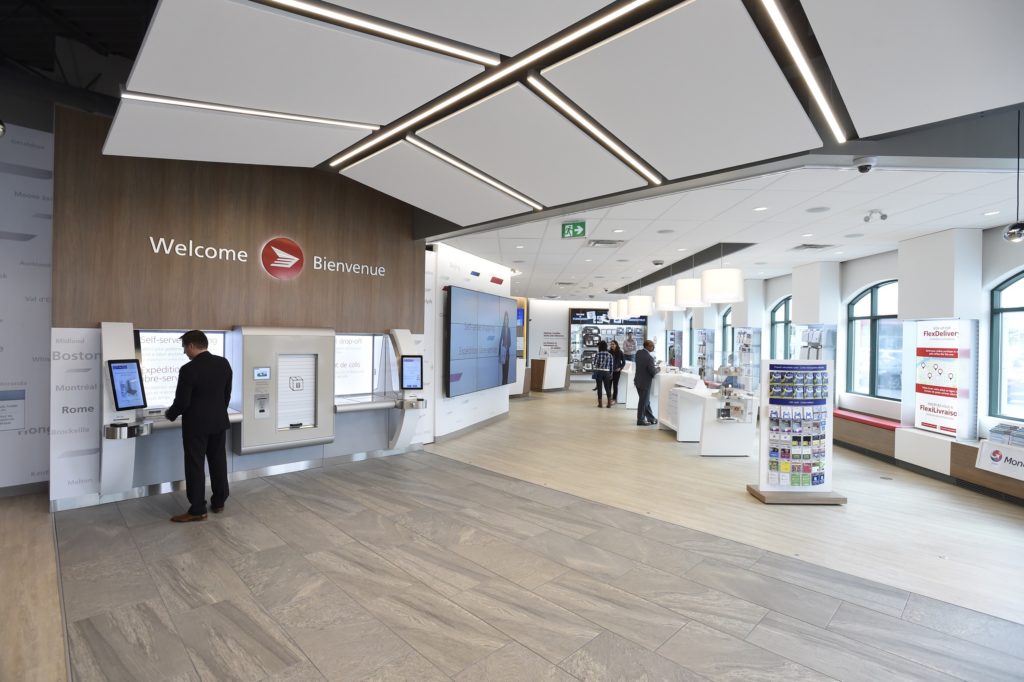 Canada Post открыла магазины самообслуживания для отправки посылок