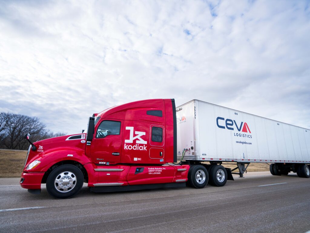 CEVA и Kodiak начали автономную доставку грузов в Оклахоме — впервые в штате