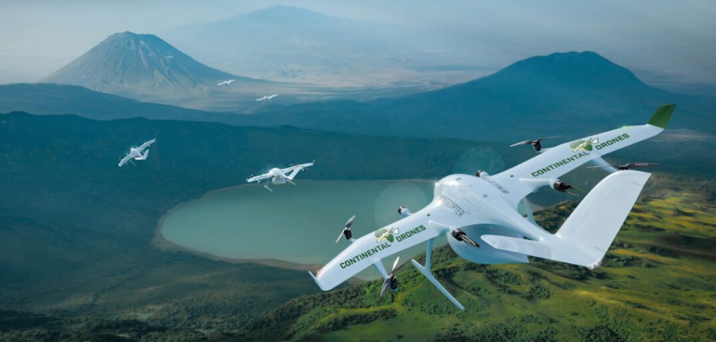 Continental Drones развернёт в Африке 12 000 электрических БПЛА