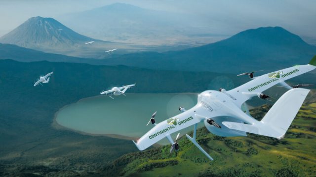 Continental Drones развернёт в Африке 12 000 электрических БПЛА