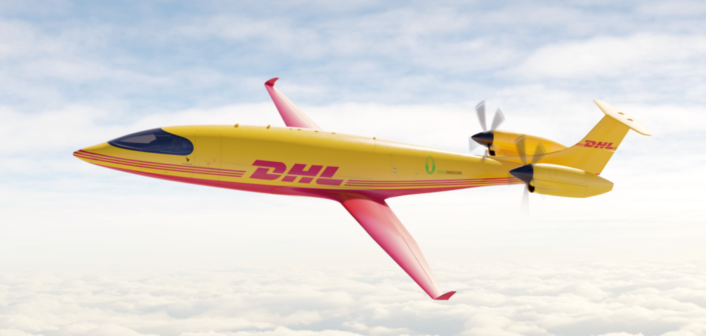 DHL Express заказала 12 электрических грузовых самолётов