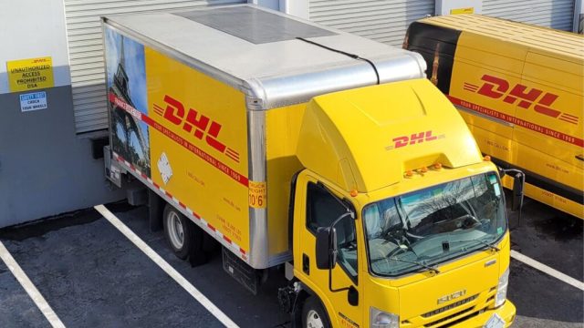 DHL Express оснастит грузовики солнечными панелями для питания дополнительного оборудования