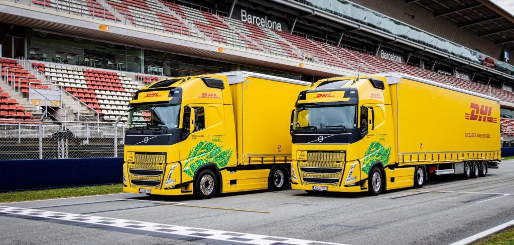 DHL запускает парк грузовиков на биотопливе для «Формулы-1»