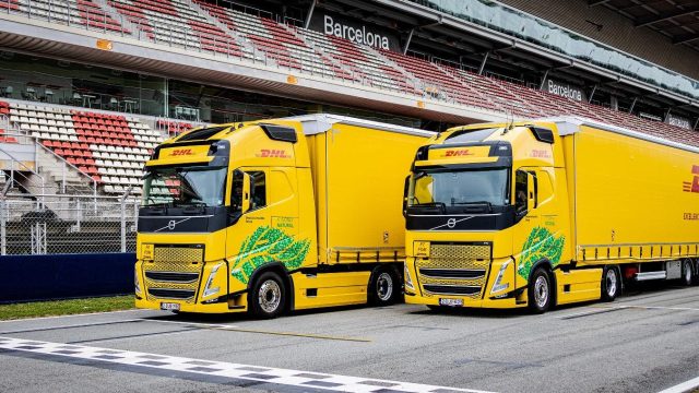 DHL запускает парк грузовиков на биотопливе для «Формулы-1»