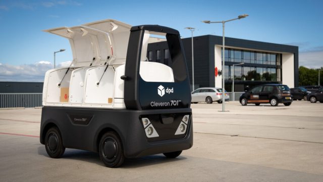 DPD Netherlands испытала автономный роботизированный автомобиль Cleveron 701 для доставки