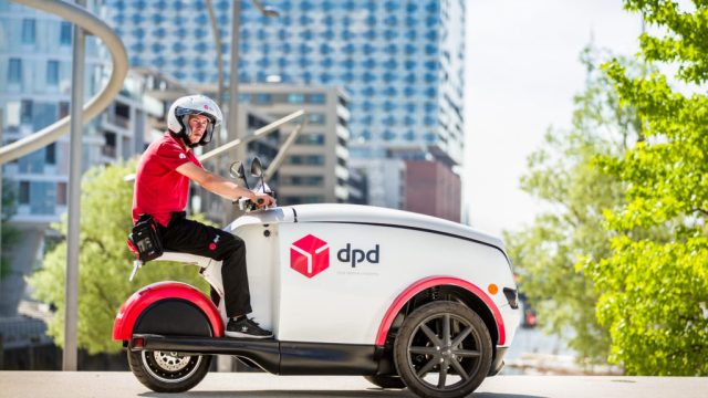 DPD внедряет электрические трициклы для доставки посылок в городах Германии