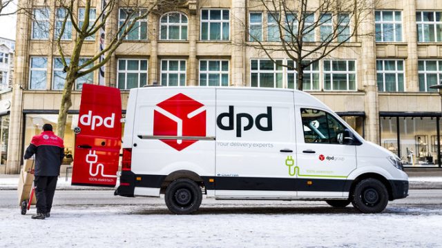 DPD тестирует полностью электрические фургоны VW для доставки в Гамбурге