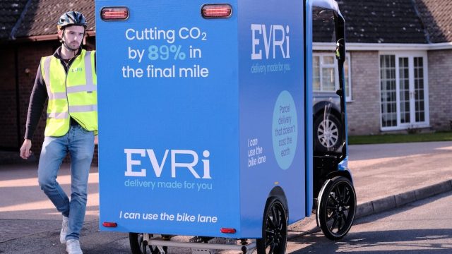 Evri организовала доставку без выбросов в Бристоле и Глазго