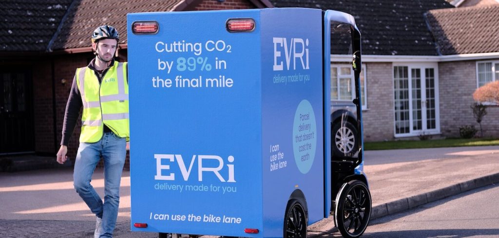 Evri тестирует электрический грузовой велосипед