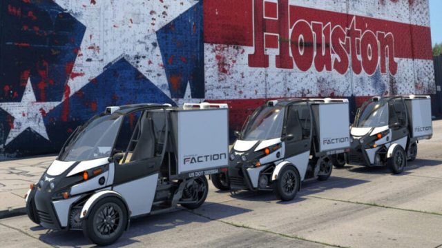 Faction тестирует беспилотные электромобили для доставки на последней миле