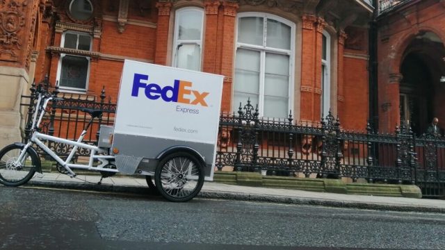 FedEx Express запустила грузовые электровелосипеды ещё в трёх городах Великобритании