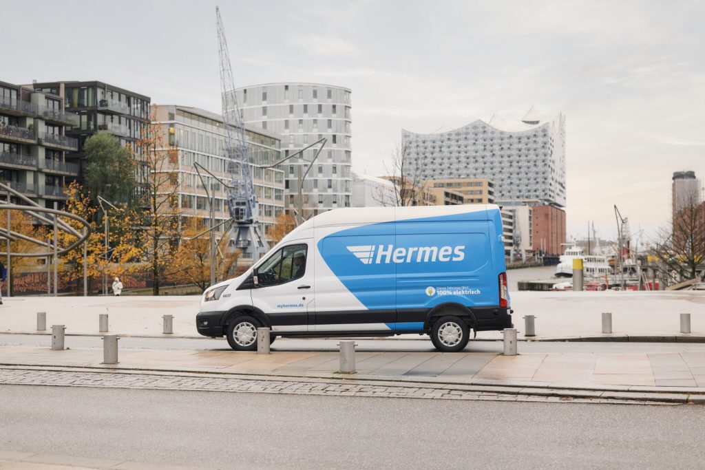 Hermes Germany перевела доставку в Гамбурге на безэмиссионный транспорт