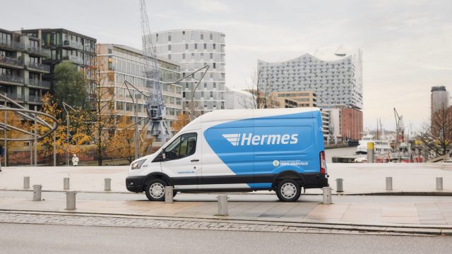 Hermes Germany перевела доставку в Гамбурге на безэмиссионный транспорт