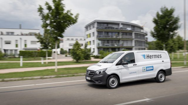 Hermes делает ставку на электромобили для автопарка в Великобритании