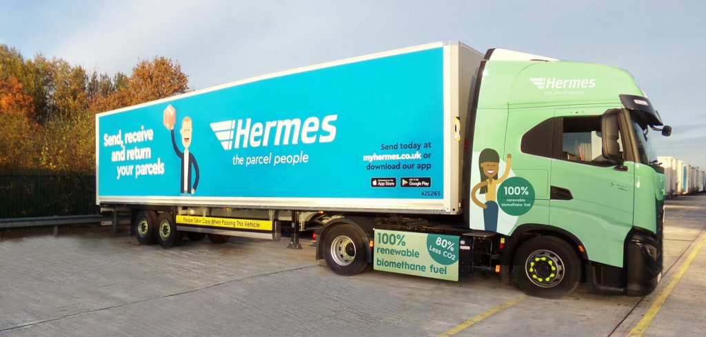 Hermes запустила автопарк из 70 автомобилей Iveco на природном газе