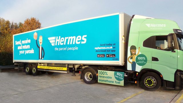 Hermes запустила автопарк из 70 автомобилей Iveco на природном газе