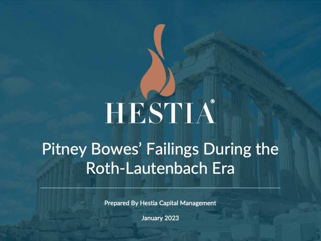 Hestia выдвинула семь кандидатов в совет директоров Pitney Bowes