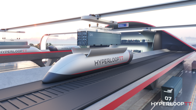HyperloopTT представила систему капсул для экспресс-перевозки грузов