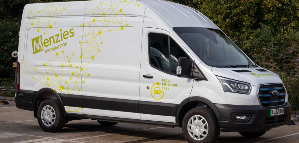 Menzies тестирует Ford E-Transit