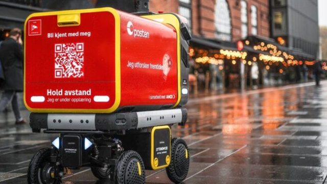 Ottonomy.IO и Posten Norge протестируют автономных роботов для доставки на первом этапе цепочки