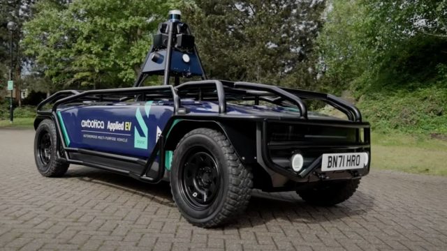 Oxbotica вывела на дороги Европы первый полностью автономный электромобиль без людей на борту