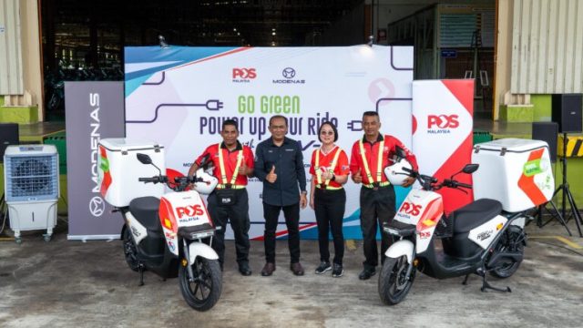 Pos Malaysia пополнила парк 1 000 электромотоциклами