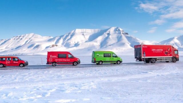 Posten Norge ввела в эксплуатацию электрический грузовик на норвежском архипелаге