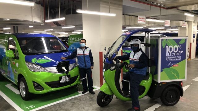 SingPost переведёт весь парк доставочных автомобилей на электротягу к 2026 году