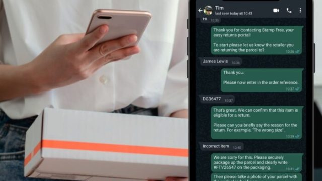 Stamp Free запускает сервис доставки и возврата посылок с помощью WhatsApp
