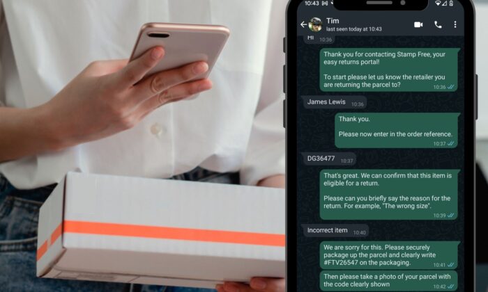 Stamp Free запускает сервис доставки и возврата посылок с помощью WhatsApp