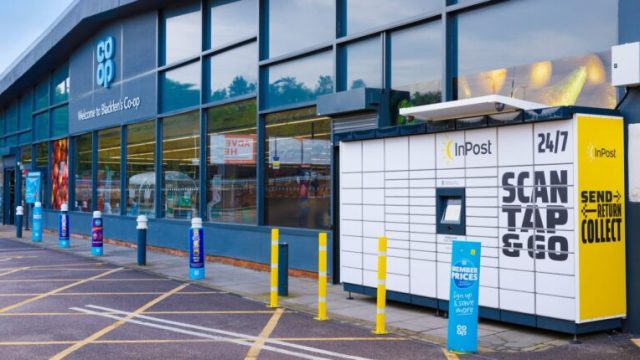 Co-op расширяет партнёрство с InPost по установке постаматов