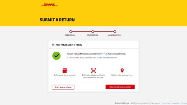 DHL Express запустила международный портал возвратов для малого и среднего бизнеса