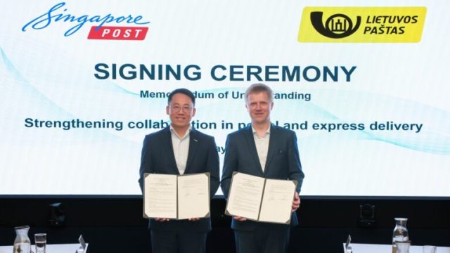SingPost и Lithuania Post укрепляют международное партнёрство