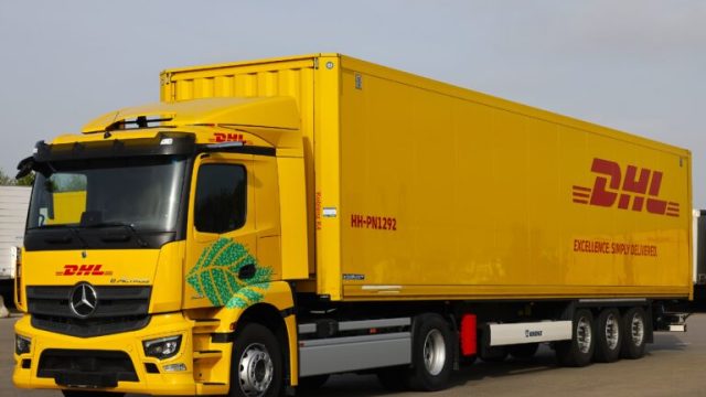 Первые полностью электрические седельные тягачи вышли на маршруты DHL Freight