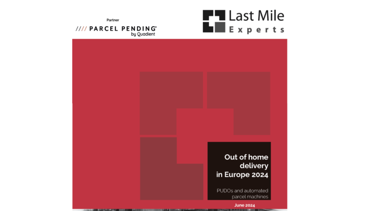 Последний шанс: предоставьте данные для четвёртого выпуска отчёта Last Mile Experts Out of Home Delivery Europe