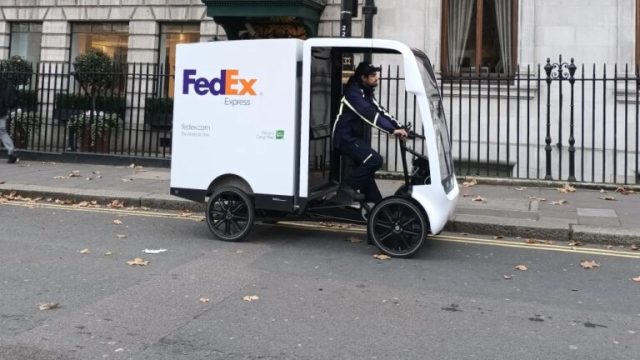 FedEx Express вывела на улицы Лондона новые грузовые электровелосипеды