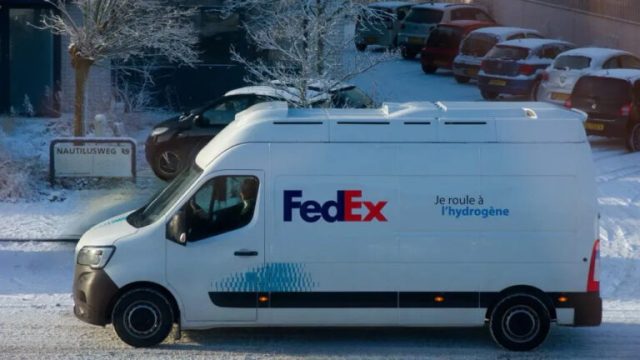 FedEx Express тестирует фургоны на водородном топливе